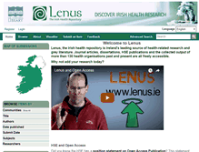 Tablet Screenshot of lenus.ie
